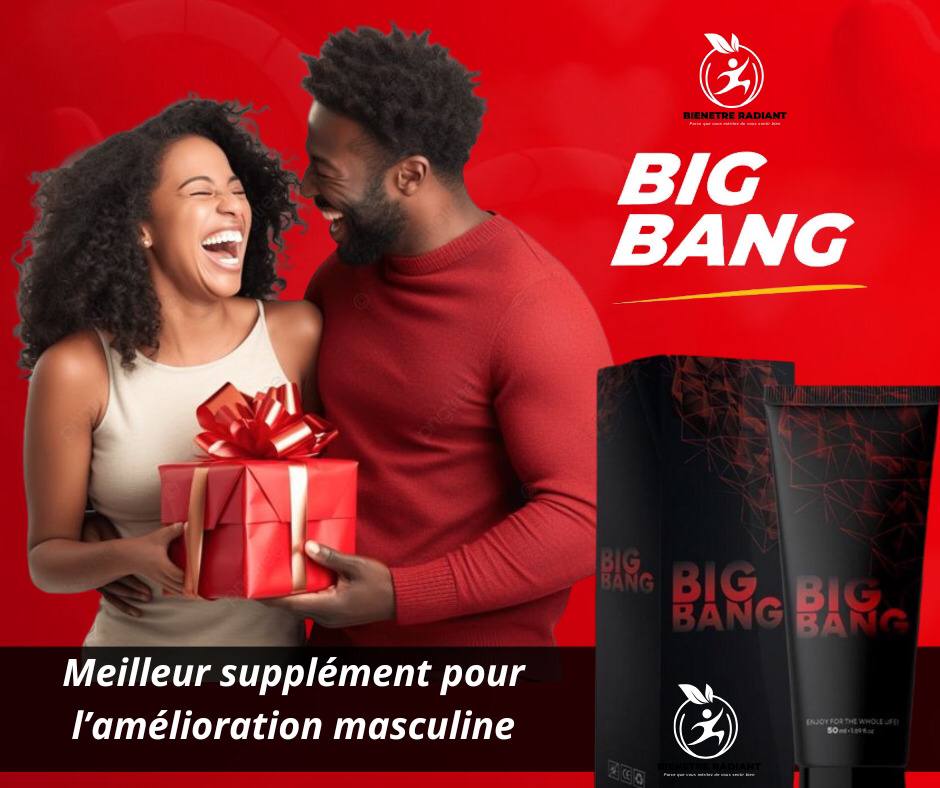 

Big Bang est un complément 100 % naturel spécialement conçu pour aider les hommes souffrant d’éjaculation précoce. Grâce à sa formule puissante à base de plantes, il agit efficacement pour :

✅ Retarder l’éjaculation
✅ Améliorer l’endurance sexuelle
✅ Renforcer la confiance au lit

Discret, sûr et facile à utiliser, Big Bang vous accompagne pour retrouver une vie intime épanouie.