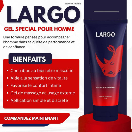 GEL SPECIAL POUR HOMME LARGO