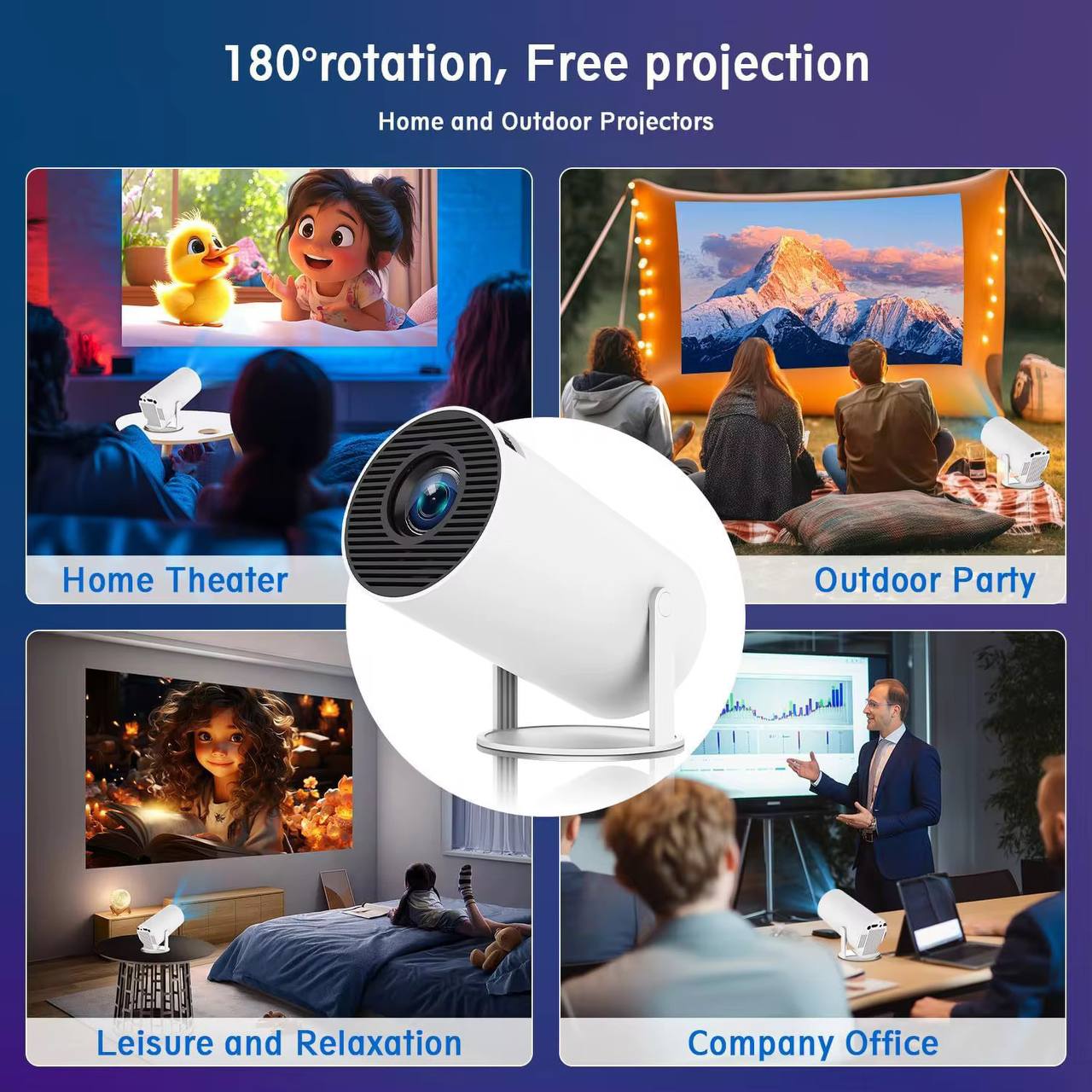 VISION- PRO , SMART PROJECTEUR HD