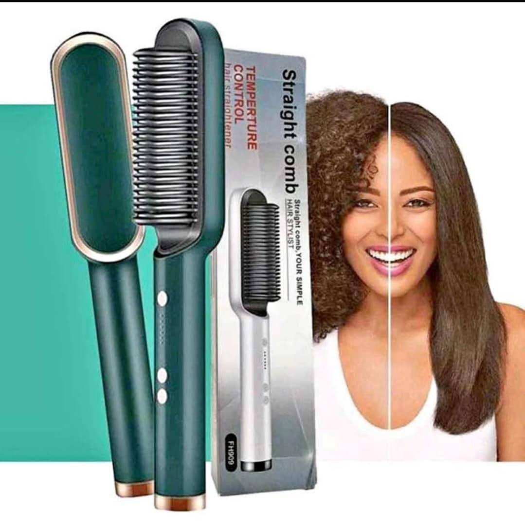 brosse chauffants 3en 1 Lisseur , démêlant et volumateur