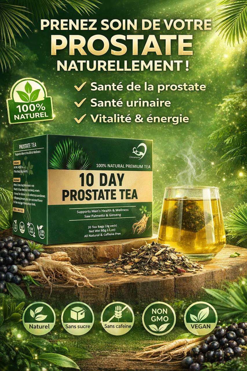 PROSTATE – Le thé naturel pour une prostate en pleine santé